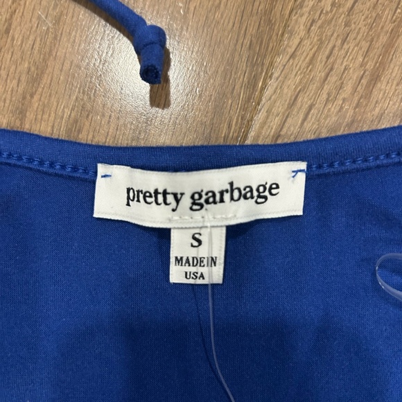 Dark Blue Crop Top Size S - Picture 4 of 5